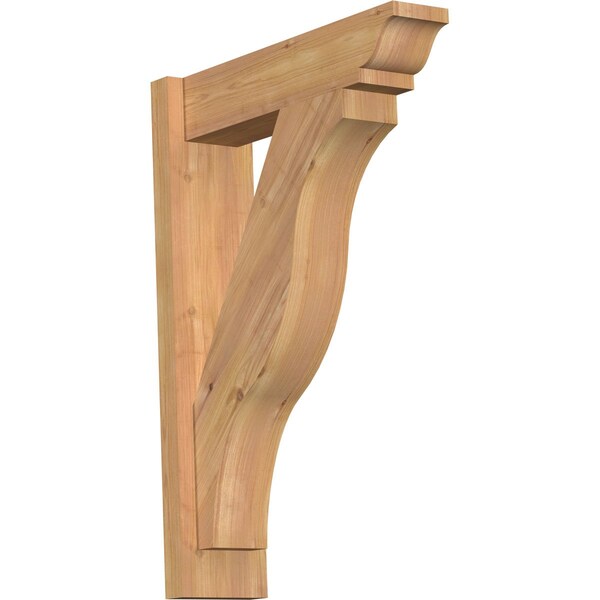 Ekena Millwork Funston Smooth Traditional Outlooker, Western Red Cedar, 5 1/2"W x 20"D x 28"H OUT06X20X28FST01SWR - main